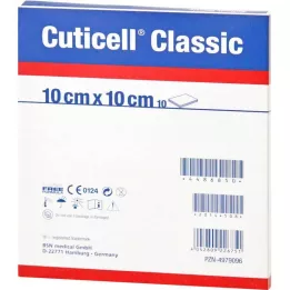 CUTICELL Gasa clásica para heridas 10x10 cm, 100 uds