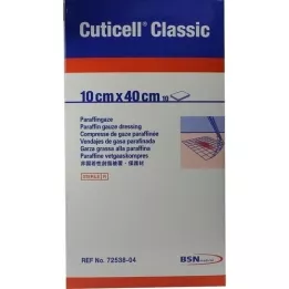 CUTICELL Gasa clásica para heridas 10x40 cm, 10 uds