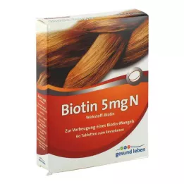 GESUND LEBEN Biotina 5 mg N Comprimidos, 60 uds