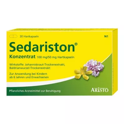 SEDARISTON Cápsulas duras concentradas, 30 unidades