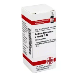 ACIDUM BENZOICUM E Resina D 30 glóbulos, 10 g