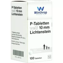 P TABLETTEN blanco 10 mm, 100 unid