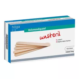 HOLZMUNDSPATEL 150 mm de longitud, 100 unidades