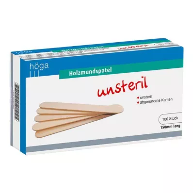 HOLZMUNDSPATEL 150 mm de longitud, 100 unidades