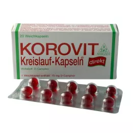 KOROVIT Cápsulas de circulación, 20 unidades