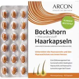 BOCKSHORN+cápsulas capilares micronutrientes Tisane plus, 60 uds