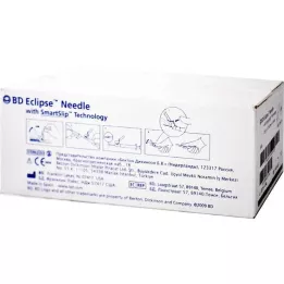 BD ECLIPSE Aguja inyectora de seguridad 30 G 1/2, 100 uds