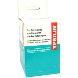 YPSILIN Toallitas de limpieza de heridas, 40 uds