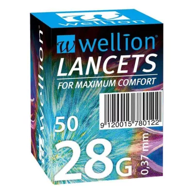 WELLION Lancetas 28 G, 50 uds