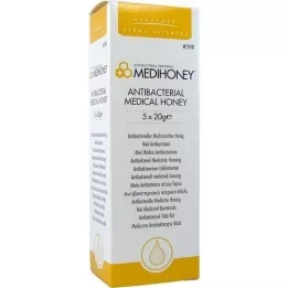 MEDIHONEY Miel Medicinal Antibacteriana, 5X20 g