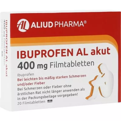 IBUPROFEN AL 400 mg comprimidos recubiertos con película, 20 unidades