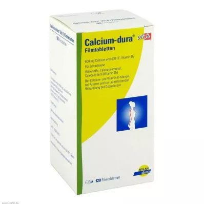 CALCIUM DURA Vit D3 comprimidos recubiertos con película, 120 uds