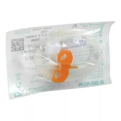 VENOFIX A Punzón de venopunción 25 G 0,5 mm naranja, 1 ud