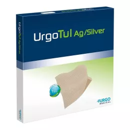 URGOTÜL Gasa plateada para heridas de 5x5 cm, 10 uds