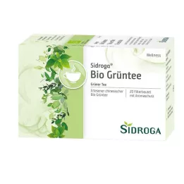 SIDROGA Bolsa de filtro de té verde Wellness, 20X1,7 g