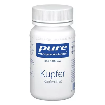 PURE ENCAPSULATIONS Cobre Citrato de Cobre Cápsulas, 60 Cápsulas