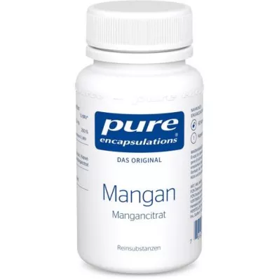 PURE ENCAPSULATIONS Manganeso Citrato de manganeso Cápsulas, 60 Cápsulas