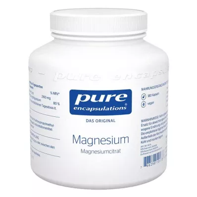 PURE ENCAPSULATIONS Magnesio Magn. citrato cápsulas, 180 uds