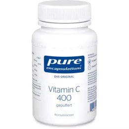 PURE ENCAPSULATIONS Vitamina C 400 cápsulas tamponadas, 90 uds