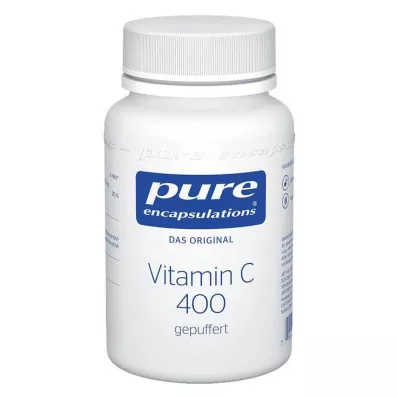 PURE ENCAPSULATIONS Vitamina C 400 cápsulas tamponadas, 90 uds
