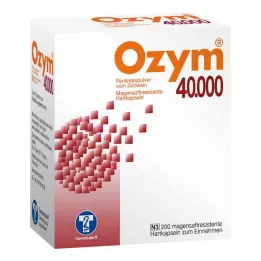 OZYM 40.000 cápsulas duras con recubrimiento entérico, 200 unidades