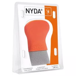 NYDA Peine metálico para piojos y liendres, 1 ud