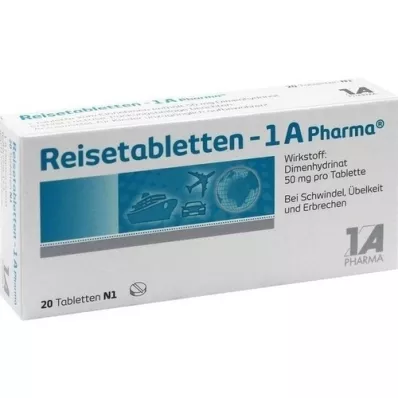 REISETABLETTEN-1A Pharma, 20 uds