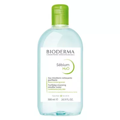 BIODERMA Solución limpiadora Sebium H2O, 500 ml