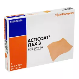 ACTICOAT Apósito Flex 3 5x5 cm, 5 uds