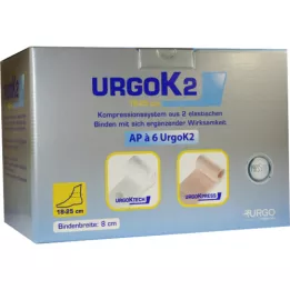 URGOK2 Compr.Syst.8cm Circ.tobillo 18-25cm, 6 uds