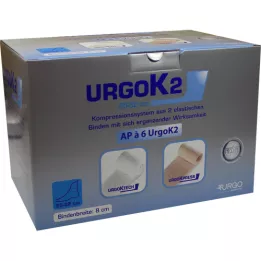 URGOK2 Compr.Syst.8cm Circ.tobillo 25-32cm, 6 uds