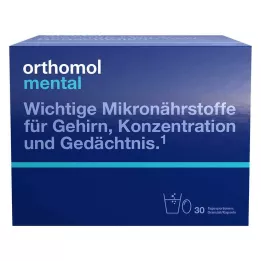 ORTHOMOL gránulos/cápsulas mentales 30 días combip., 30 uds