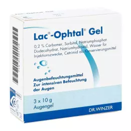 LAC OPHTAL Gel, 3X10 g
