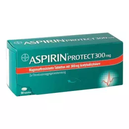 ASPIRIN Protect 300 mg comprimidos con cubierta entérica, 98 unidades