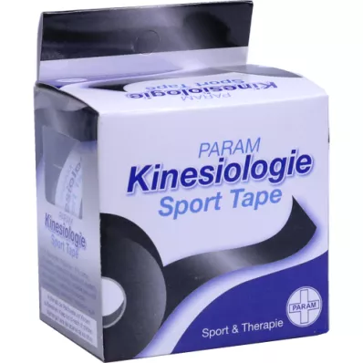 KINESIOLOGIE Sport Tape 5 cmx5 m negro, 1 ud