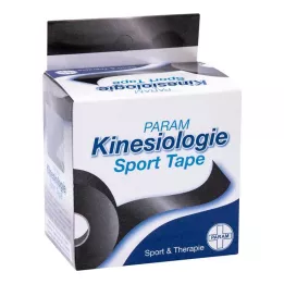 KINESIOLOGIE Sport Tape 5 cmx5 m negro, 1 ud
