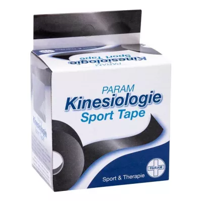 KINESIOLOGIE Sport Tape 5 cmx5 m negro, 1 ud