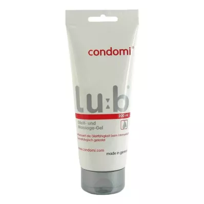 CONDOMI Gel lubricante y de masaje Lub, 200 ml