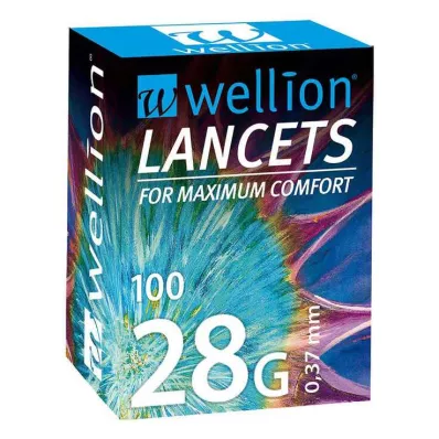 WELLION Lancetas 28 G, 100 uds
