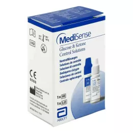 MEDISENSE Solución contr. glucosa + cetonas H/L, 2 fl