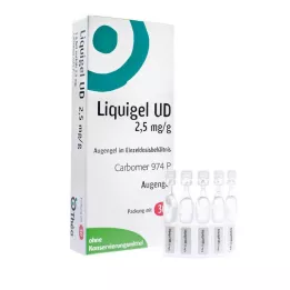 LIQUIGEL UD 2,5mg/g gel oftálmico en envase monodosis, 30X0,5 g