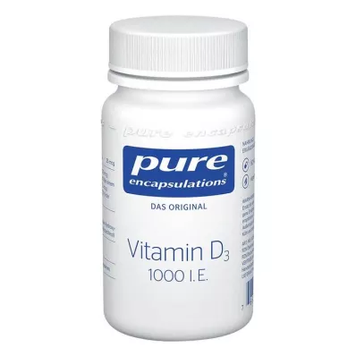 PURE ENCAPSULATIONS Vitamina D3 1000 U.I. Cápsulas, 60 Cápsulas