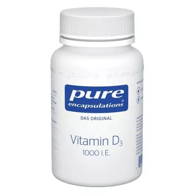PURE ENCAPSULATIONS Vitamina D3 1000 U.I. Cápsulas, 120 Cápsulas