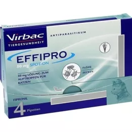 EFFIPRO 50 mg solución para gatos, 4 uds