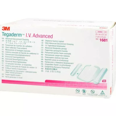 Tegaderm 3M i.v.Yeso avanzado .7x8cm 1681, 100 uds