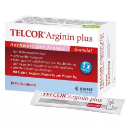 TELCOR Arginina plus Btl. gránulos, 30 uds