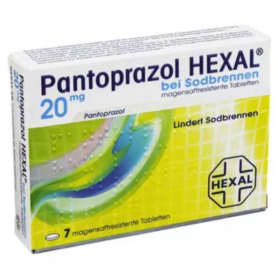 Pantoprazol Hexal B. Tabletas gastrorresistentes para la acidez estomacal, 7 piezas
