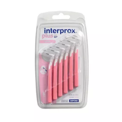 INTERPROX cepillo interdental plus nano rosa, 6 uds