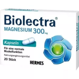 BIOLECTRA Magnesio 300 mg Cápsulas, 20 Cápsulas