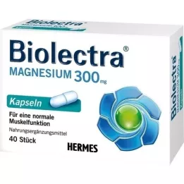 BIOLECTRA Magnesio 300 mg Cápsulas, 40 Cápsulas